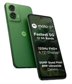 motorola g35 5g (leaf green, 128 gb) (4 gb ram)