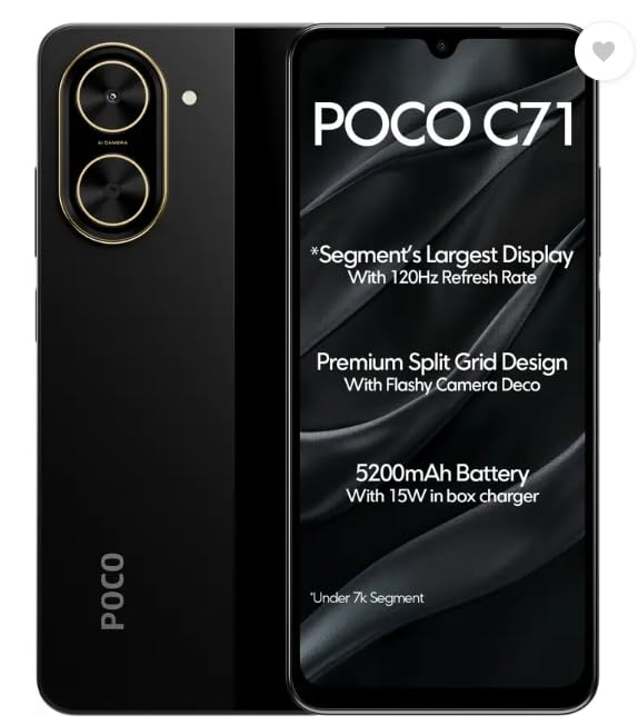 poco c71 (power black)