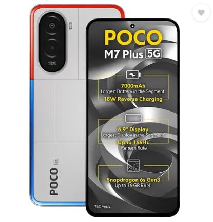 poco m7 plus 5g ( ‎chrome silver)