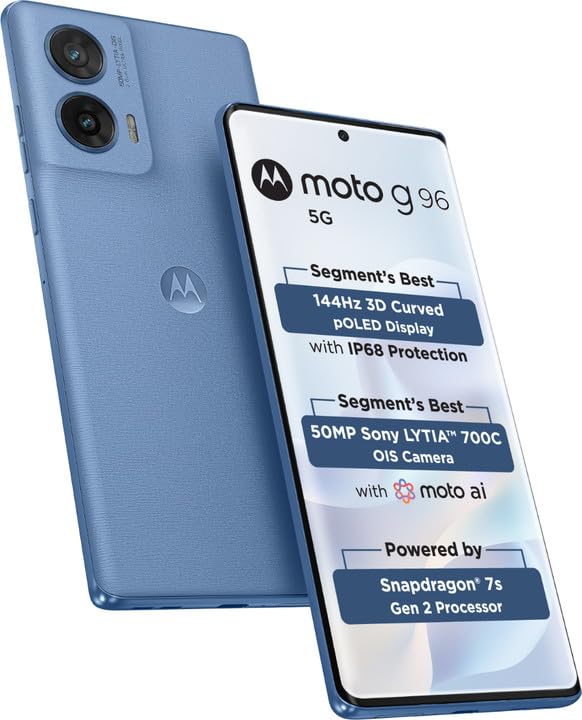 motorola moto g96 5g (pantone ashleigh blue)