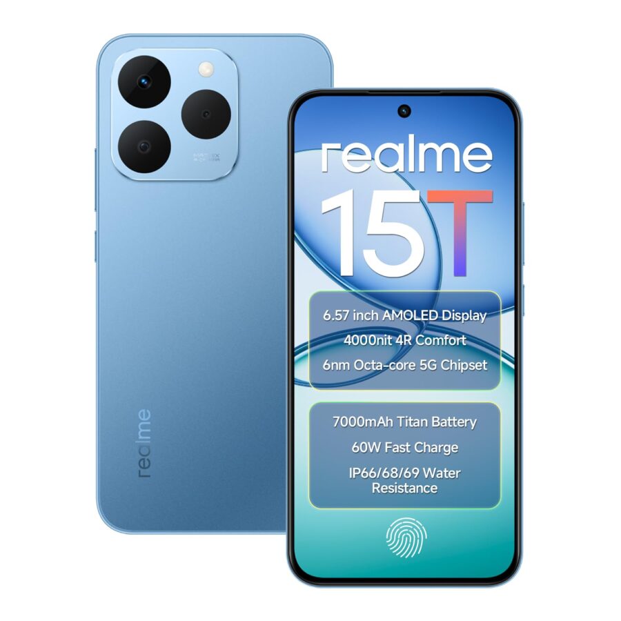 realme 15t 5g (silk blue)