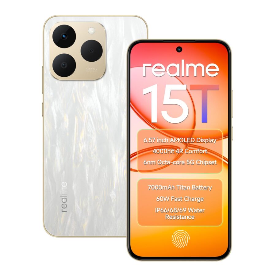 realme 15t 5g (flowing silver)