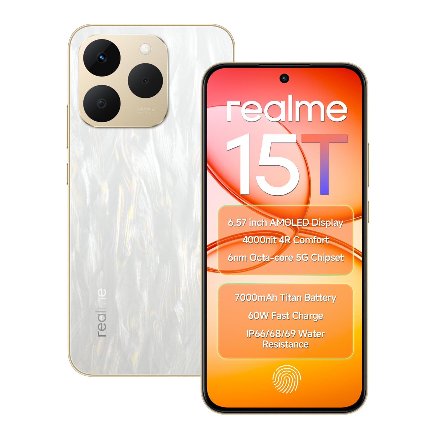 realme 15t 5g (flowing silver)