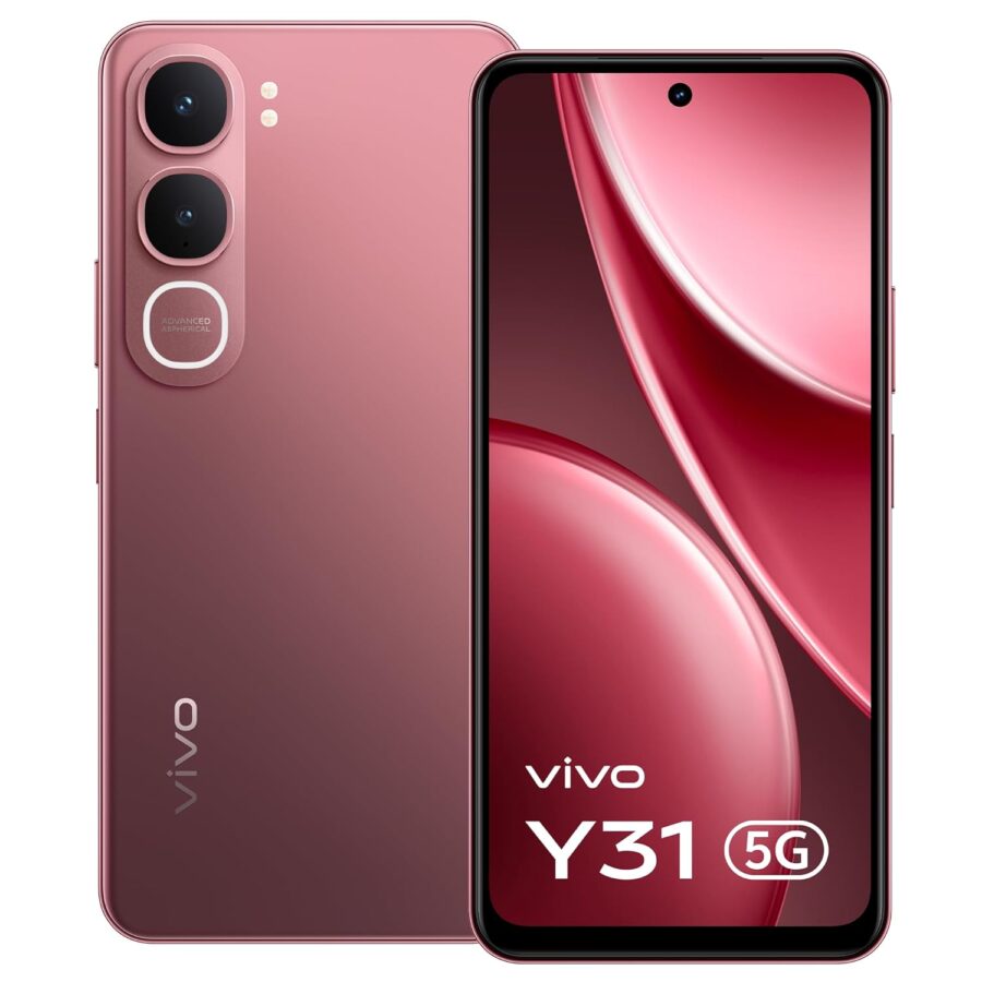 vivo y31 5g (rose red)