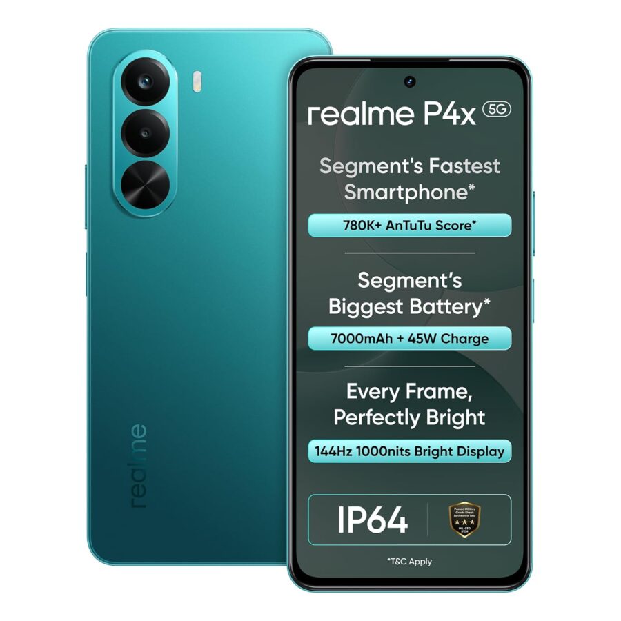 realme p4x (matte sliver)