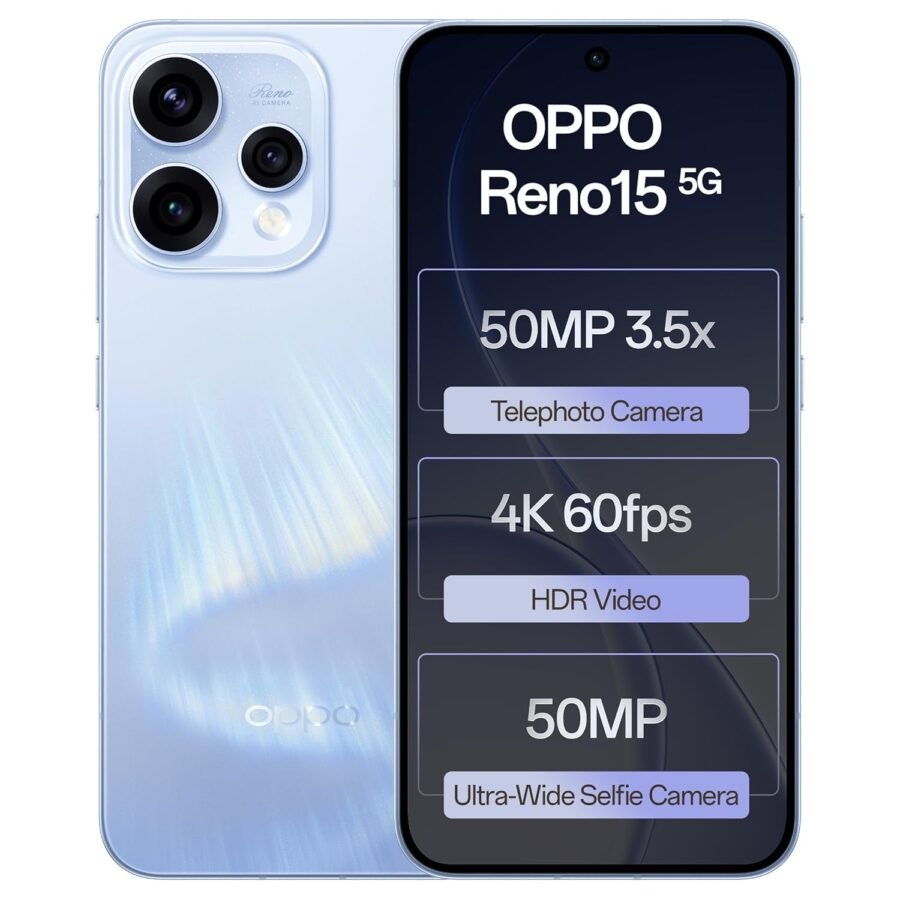 oppo reno15 5g (aurora blue)