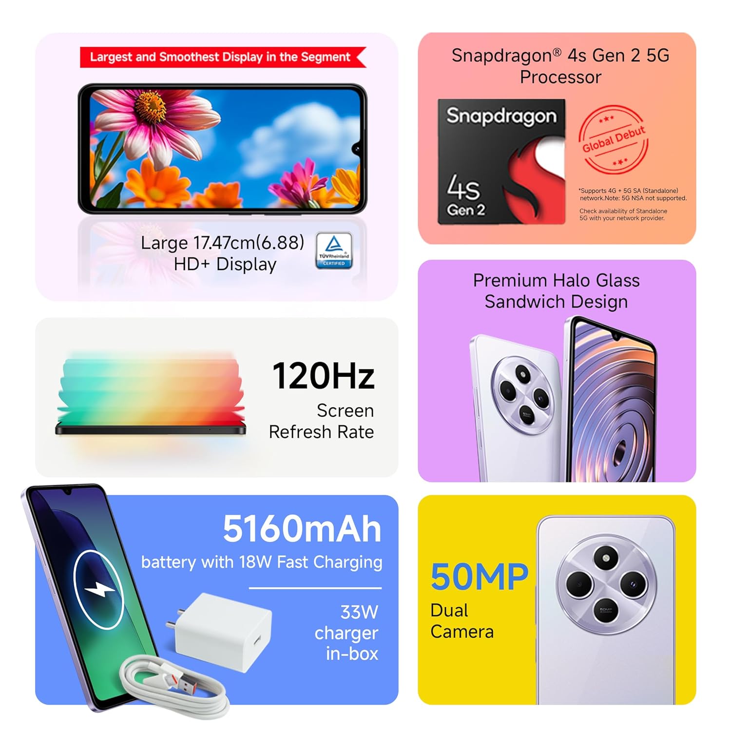 redmi a4 5g (sparkle purple)